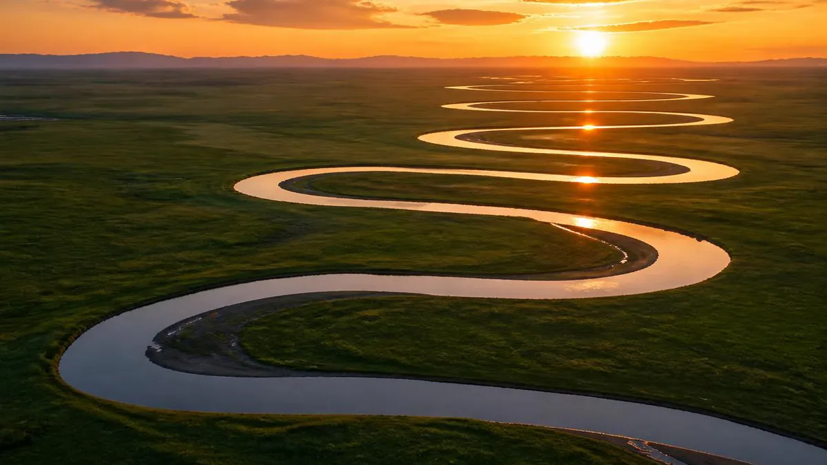 Bayanbulak Grassland: The River That Cannot Run Straight