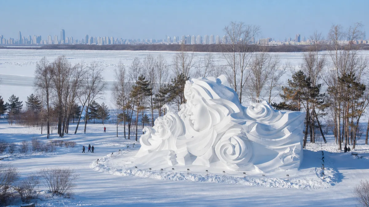 Harbin Sun Island: A River Park Between Wetland and Snow