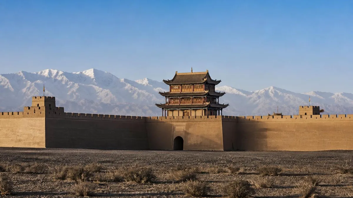 Jiayuguan: One Ticket, Three Places, a Fifteen-Kilometre Line