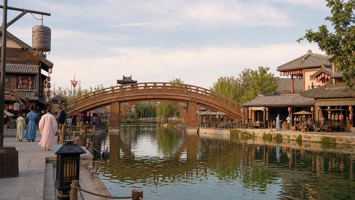 Qingming Riverside Garden: Walking into a Modern Scroll