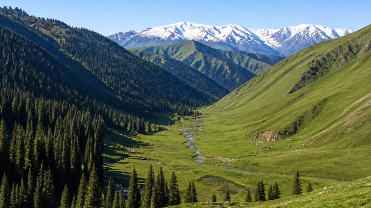 Tianshan Grand Canyon: The Green One, Not the Red One